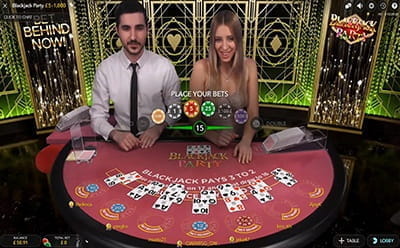 Blackjack Party Live Casino Game