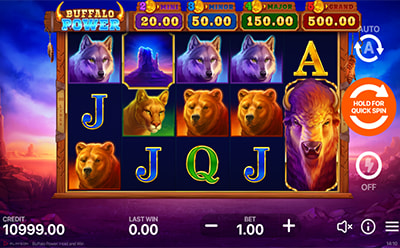 Buffalo Power Hold and Win slot igra u Meridianbet srpskom sajtu