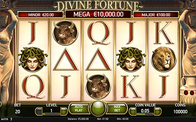 Divine Fortune slot igra u Maxbet srpskom sajtu za kockanje