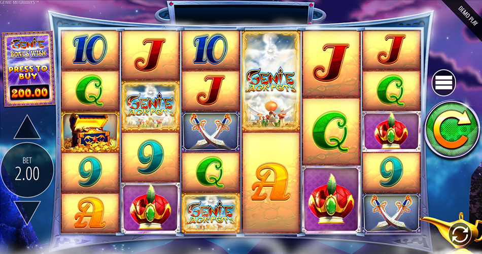Igraj Genie Jackpot Megaways Online Besplatno