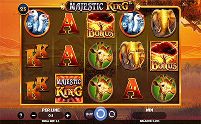 Majestic King slot igra na Wazamba srpskom sajtu