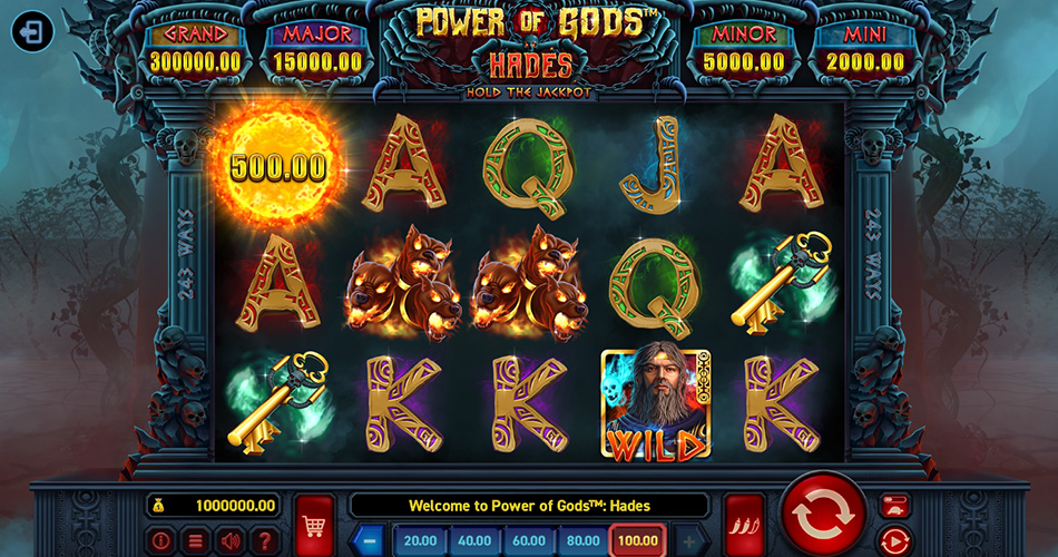 Igraj Besplatno Power of Gods Hades Hold the Jackpot Online