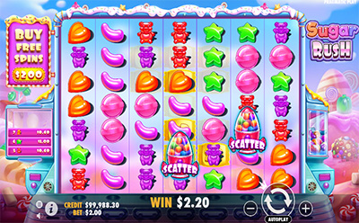 Sugar Rush Slot Bonus Igre